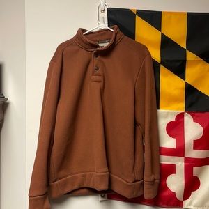 Mens sweater. Fleece lined.